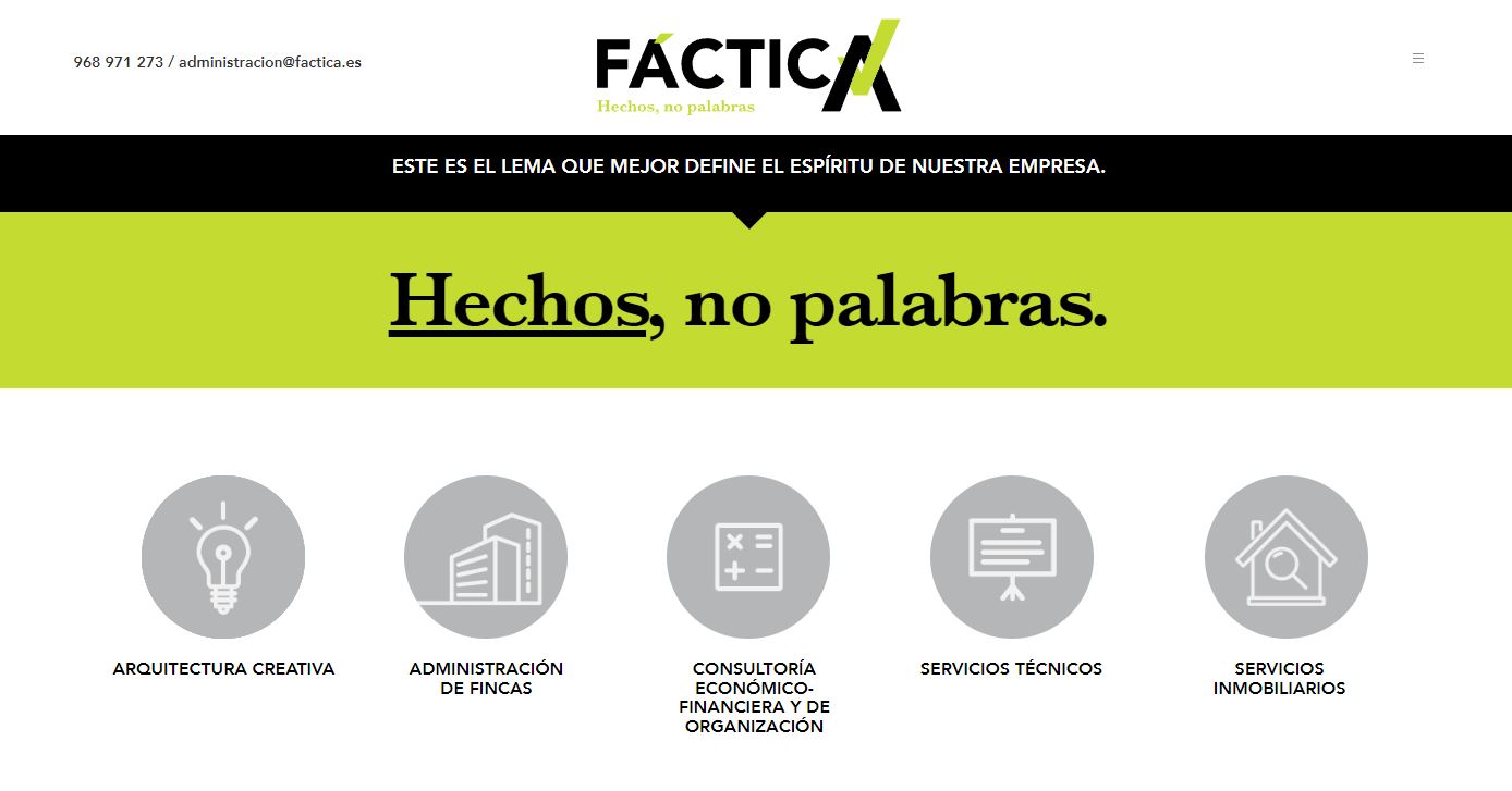 Fáctica Arquitectos SLL innovación en arquitectura